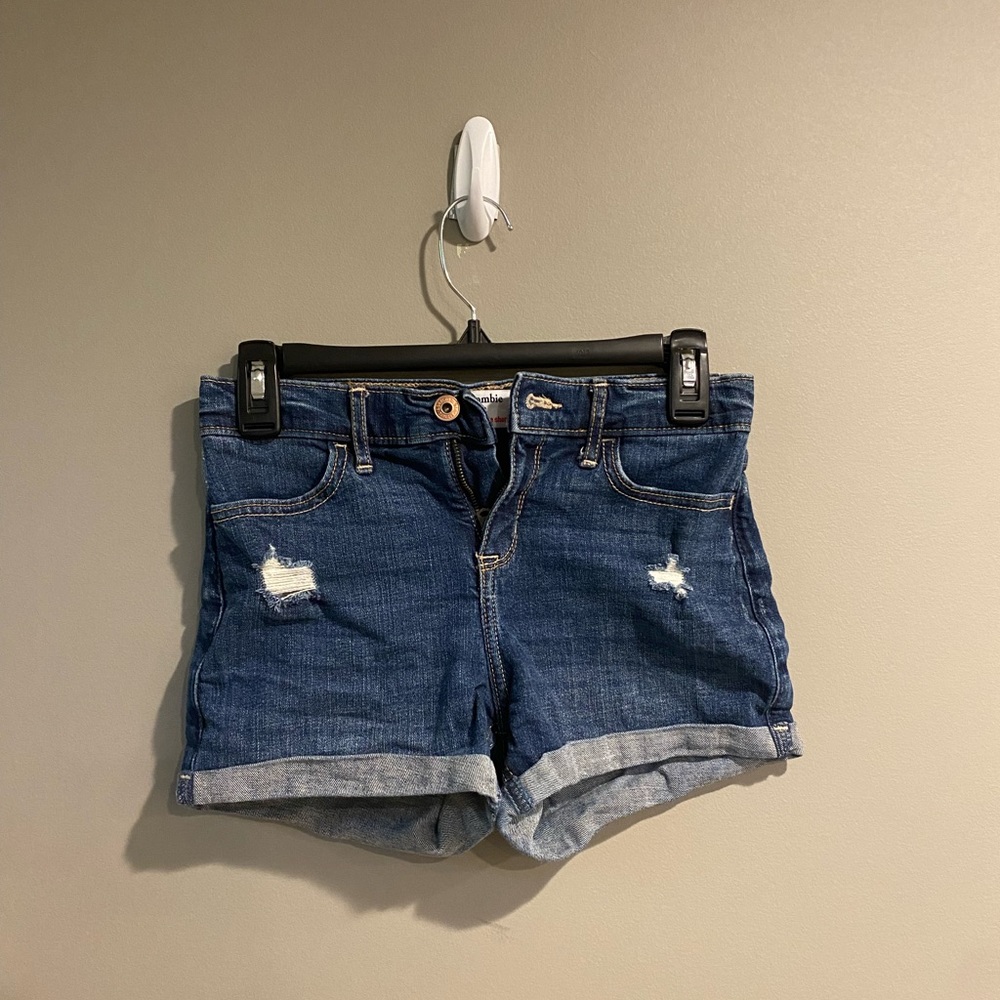 Abercrombie Kids Girl’s High Rise Shortie Shorts